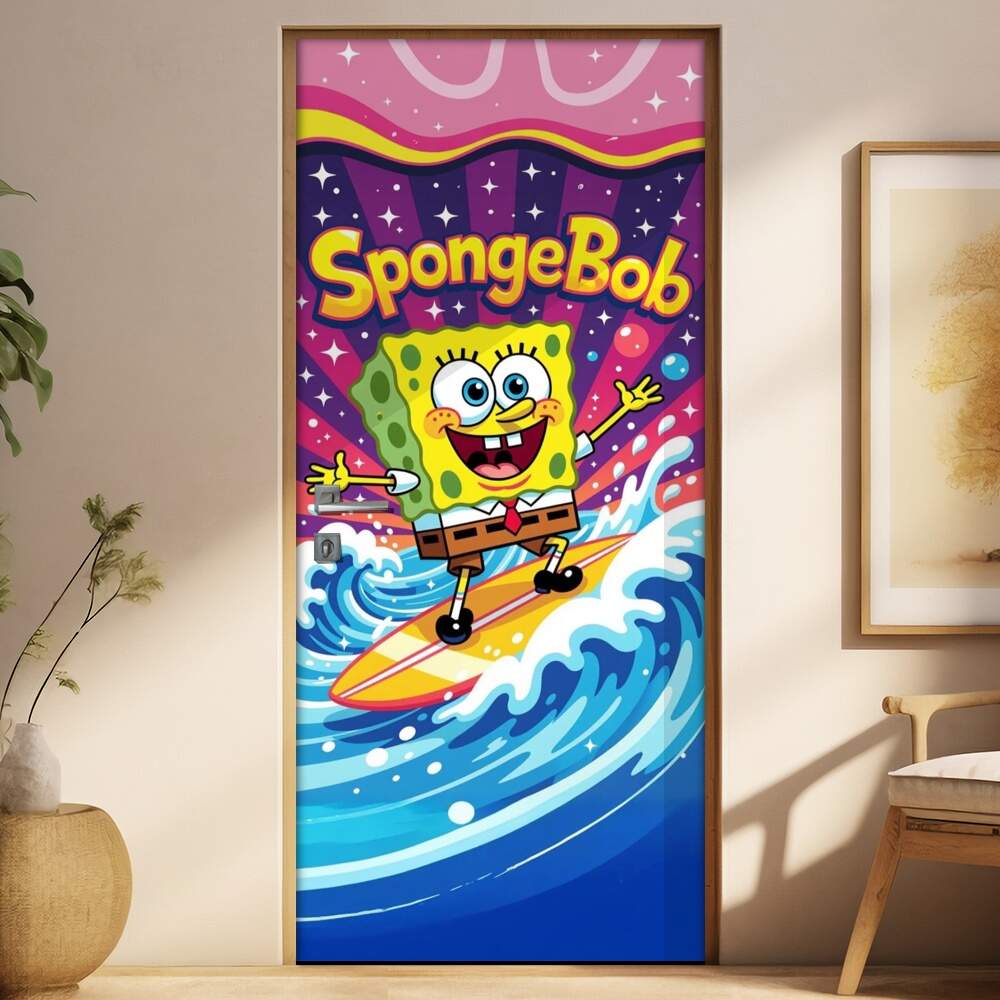 Adesivo de Porta Bob Esponja