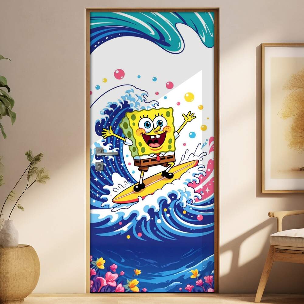 Adesivo de Porta Bob Esponja
