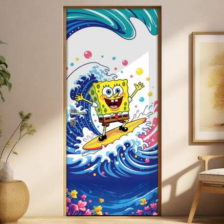Adesivo de Porta Bob Esponja