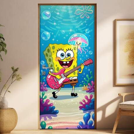 Adesivo de Porta Bob Esponja
