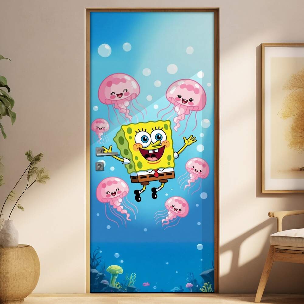 Adesivo de Porta Bob Esponja