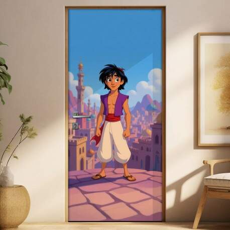 Adesivo de Porta Aladdin