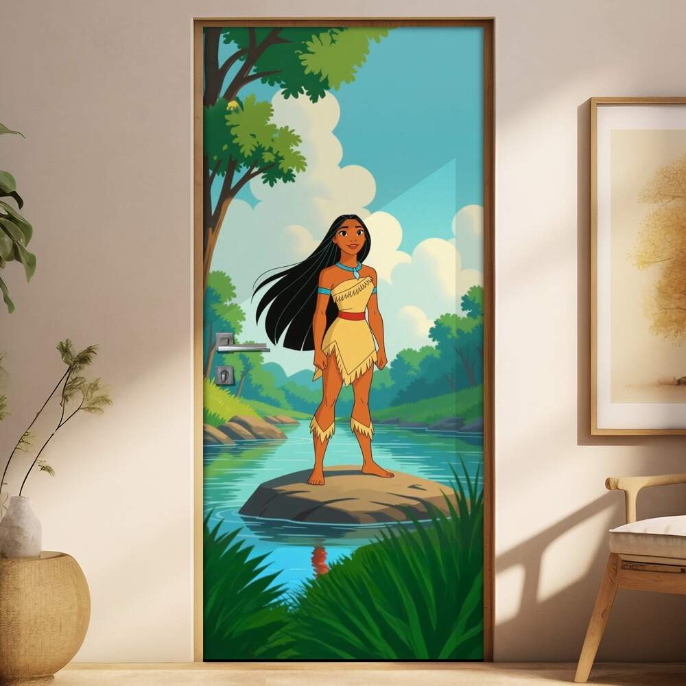 Adesivo de Porta Pocahontas
