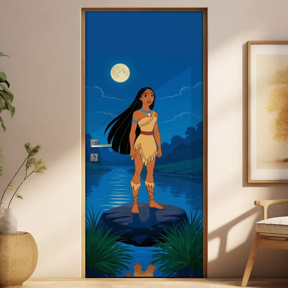 Adesivo de Porta Pocahontas