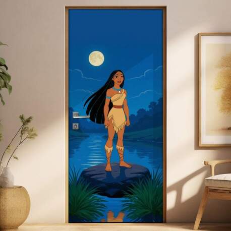Adesivo de Porta Pocahontas