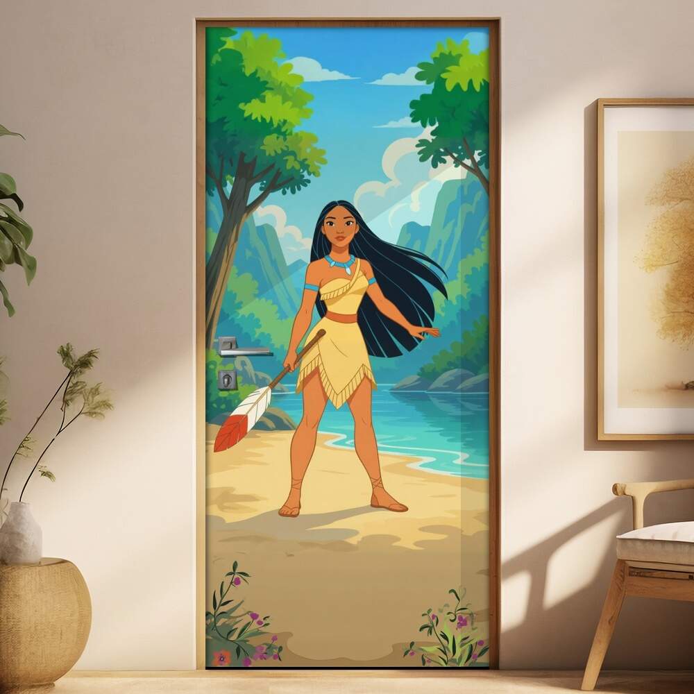 Adesivo de Porta Pocahontas