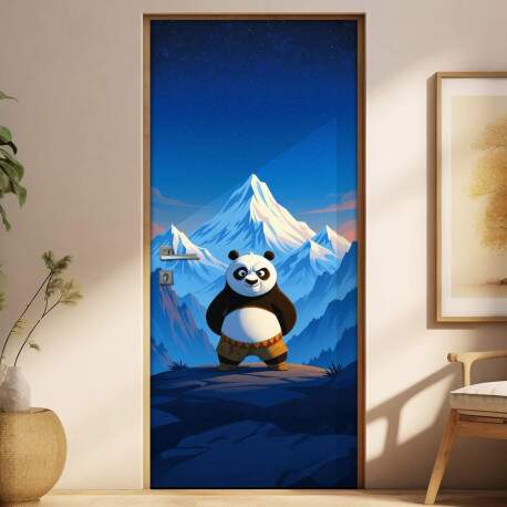 Adesivo de Porta Kung Fu Panda