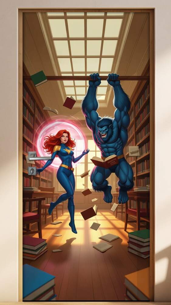 Adesivo de Porta X-Men