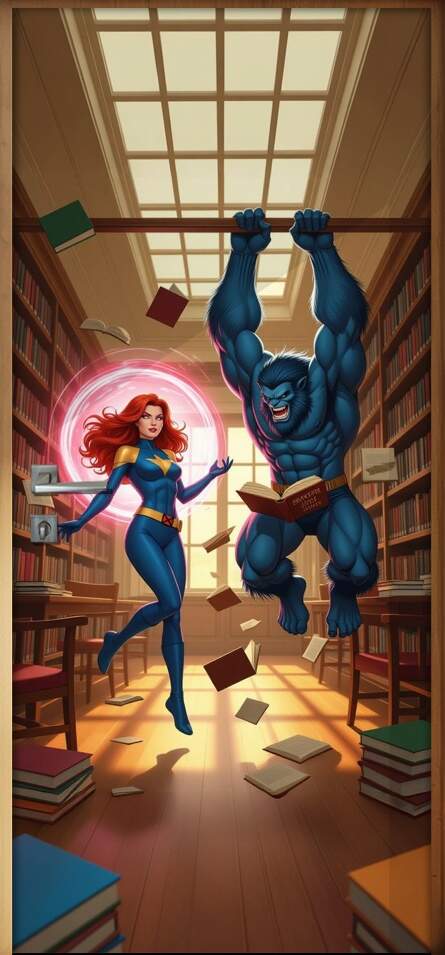 Adesivo de Porta X-Men