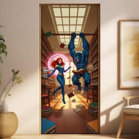Adesivo de Porta X-Men