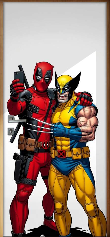 Adesivo de Porta X-Men