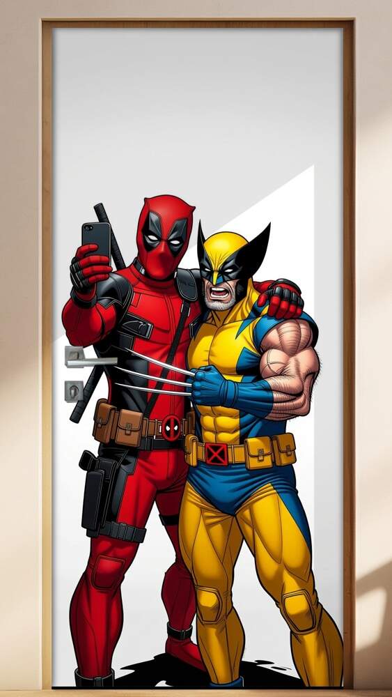 Adesivo de Porta X-Men