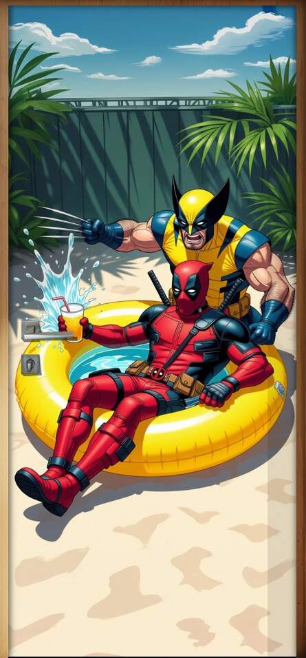 Adesivo de Porta X-Men