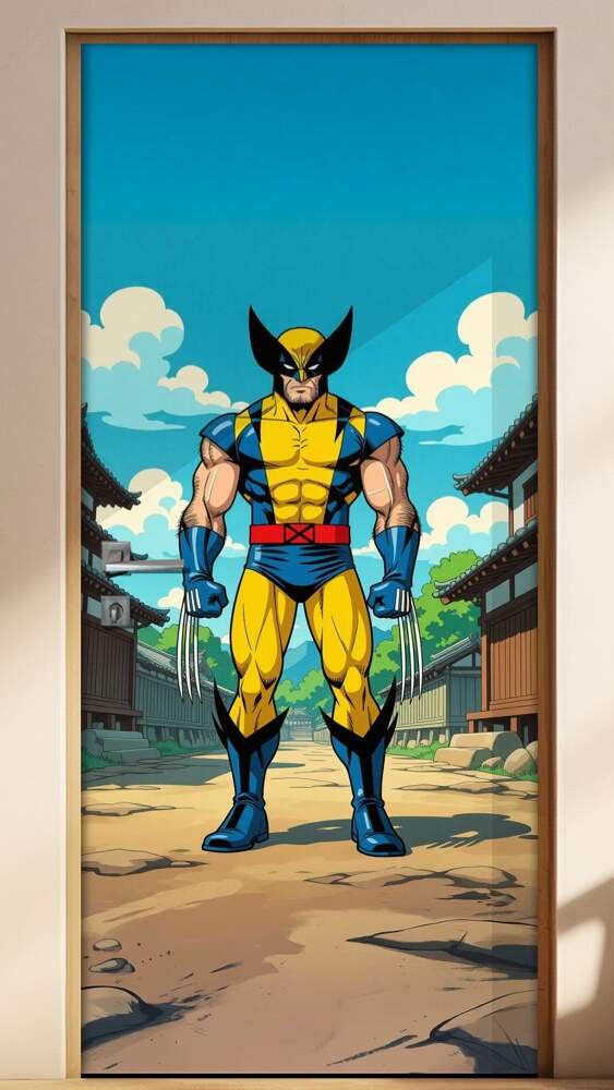 Adesivo de Porta Wolverine