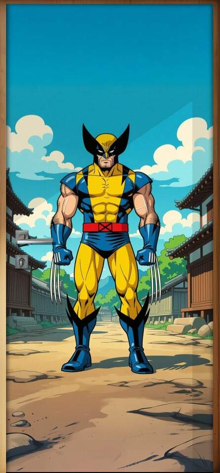 Adesivo de Porta Wolverine