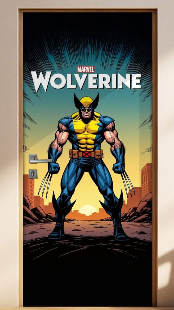 Adesivo de Porta Wolverine