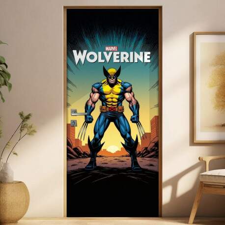 Adesivo de Porta Wolverine