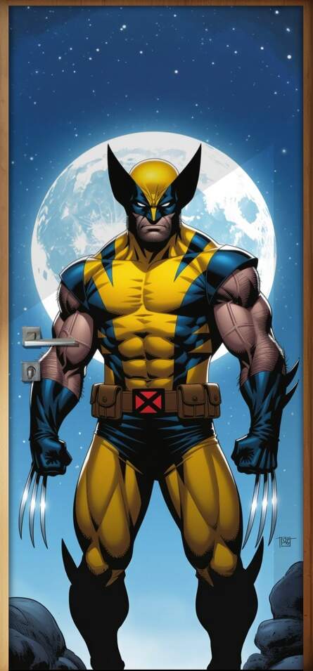 Adesivo de Porta Wolverine