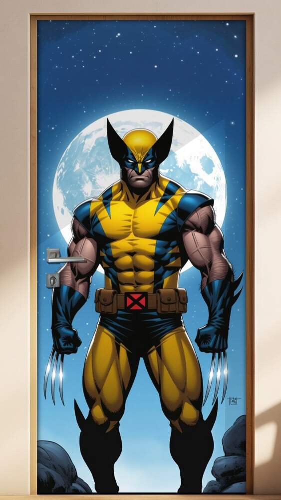 Adesivo de Porta Wolverine