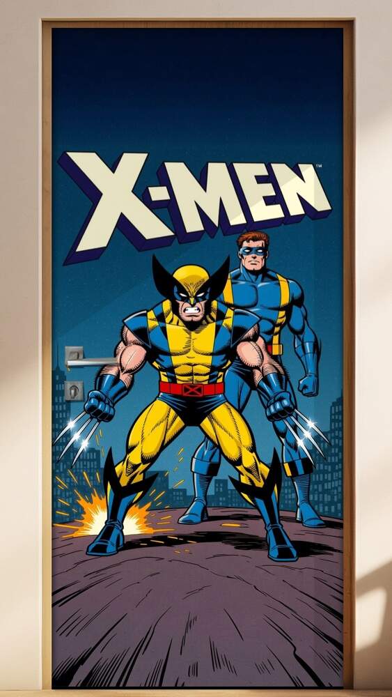 Adesivo de Porta Wolverine