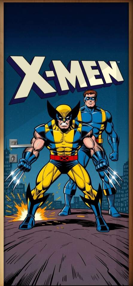 Adesivo de Porta Wolverine