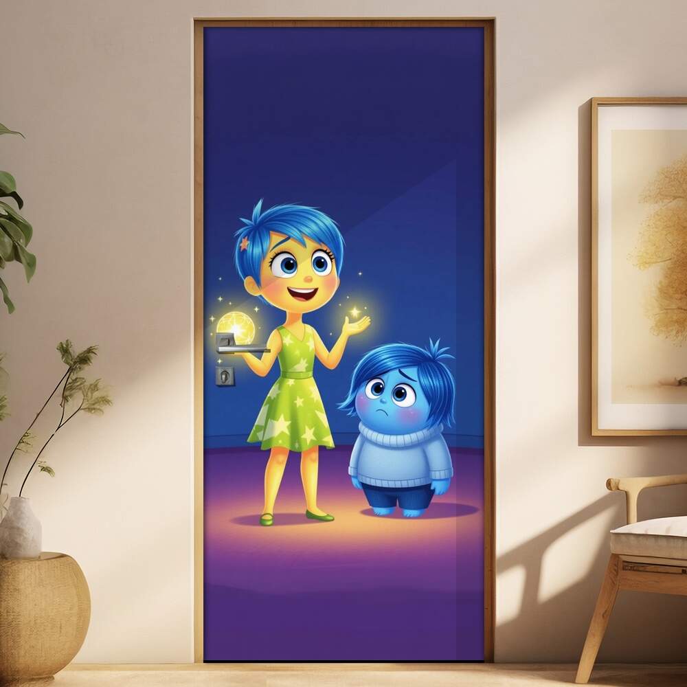 Adesivo de Porta Divertida Mente