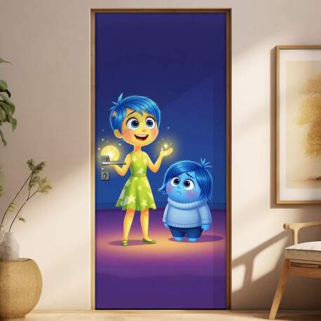 Adesivo de Porta Divertida Mente