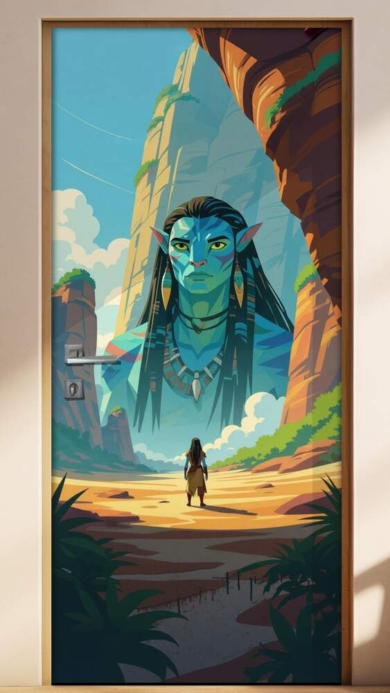 Adesivo de Porta Avatar