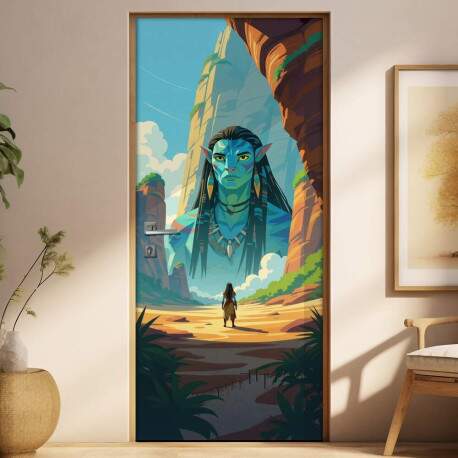 Adesivo de Porta Avatar