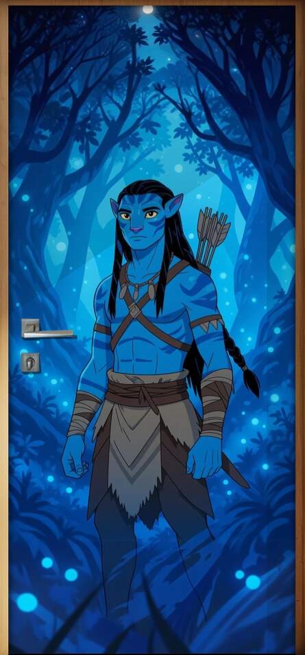 Adesivo de Porta Avatar