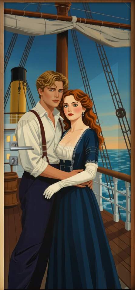 Adesivo de Porta Titanic