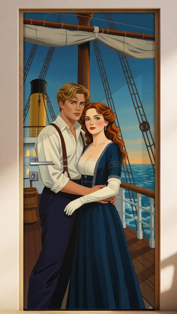 Adesivo de Porta Titanic