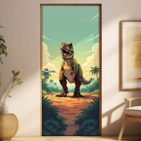 Adesivo de Porta Jurassic Park