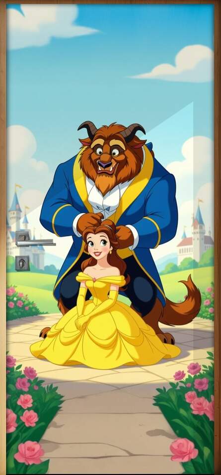 Adesivo de Porta Bela