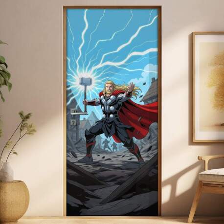 Adesivo de Porta Thor