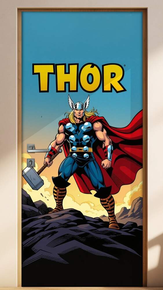 Adesivo de Porta Thor