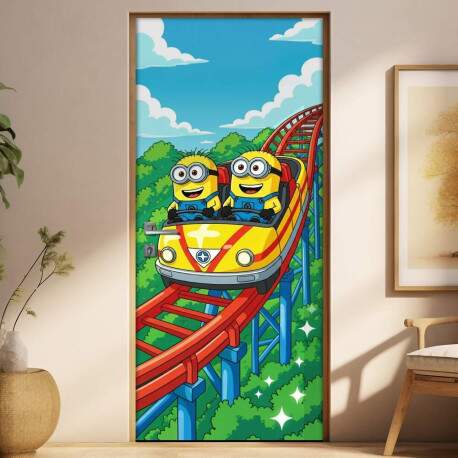 Adesivo de Porta Minions