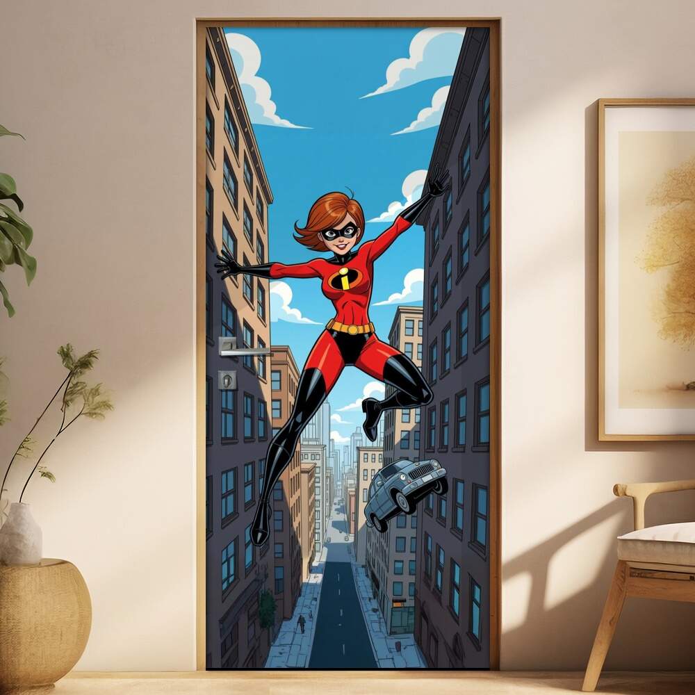 Adesivo de Porta Os Incrveis