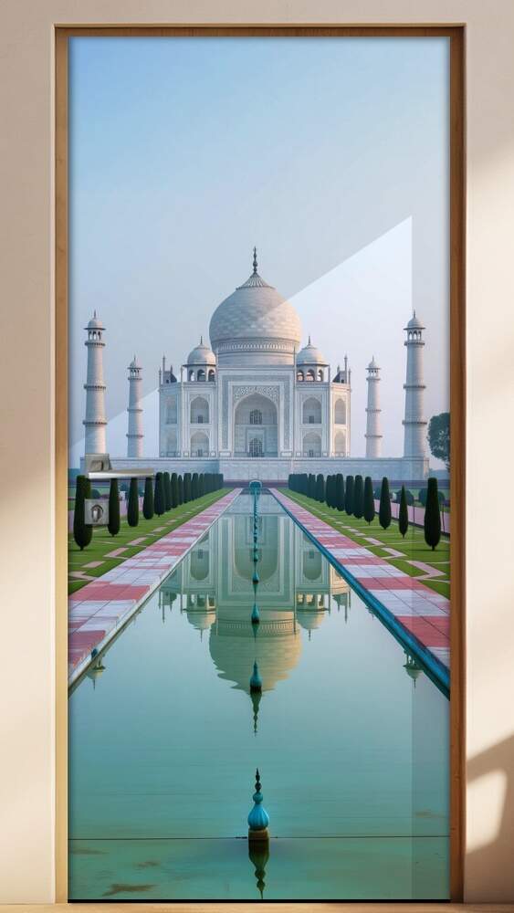 Adesivo de Porta Taj Mahal