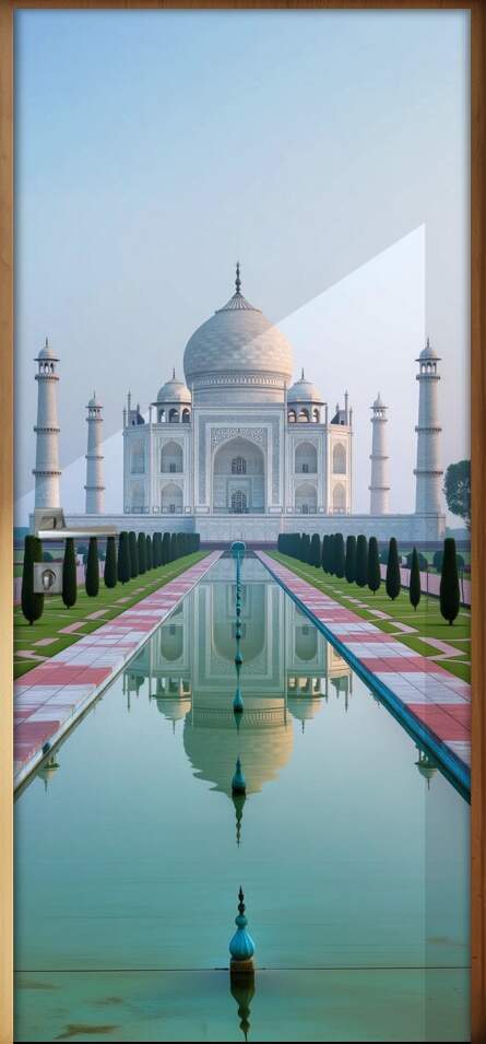 Adesivo de Porta Taj Mahal