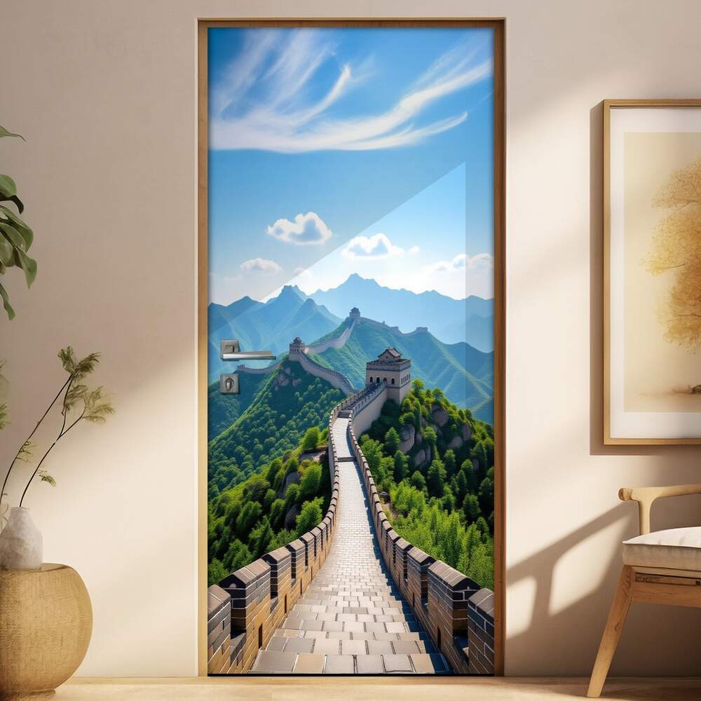 Adesivo de Porta Muralha da China
