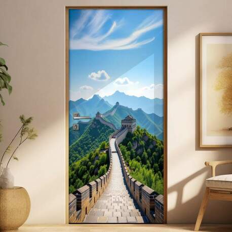 Adesivo de Porta Muralha da China