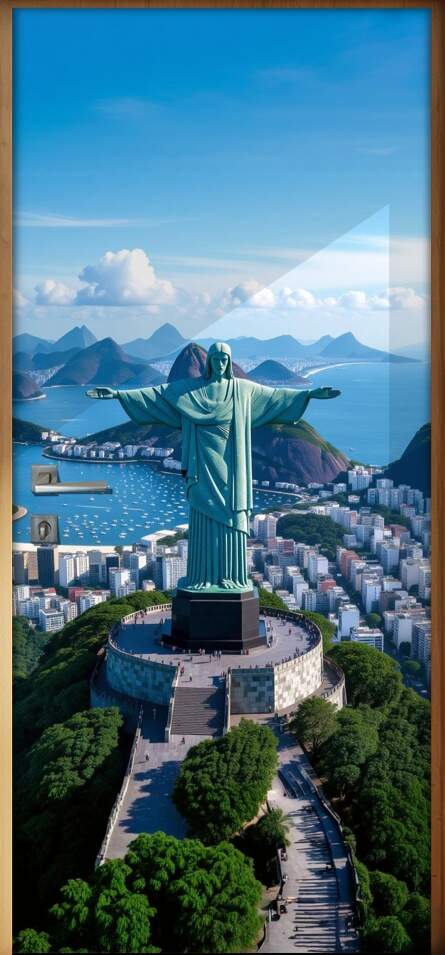 Adesivo de Porta Cristo Redentor