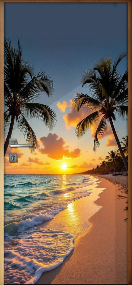 Adesivo de Porta Cancun