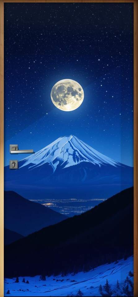 Adesivo de Porta Monte Fuji (Jap�o)