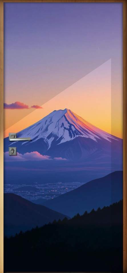 Adesivo de Porta Monte Fuji (Jap�o)