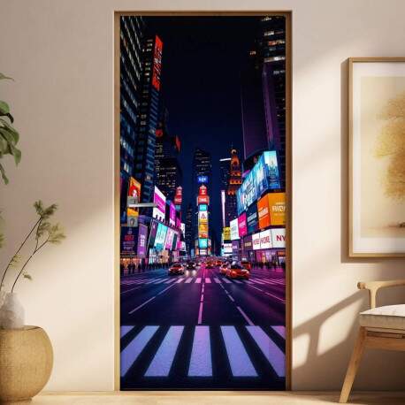 Adesivo de Porta Times Square (Nova York, EUA)