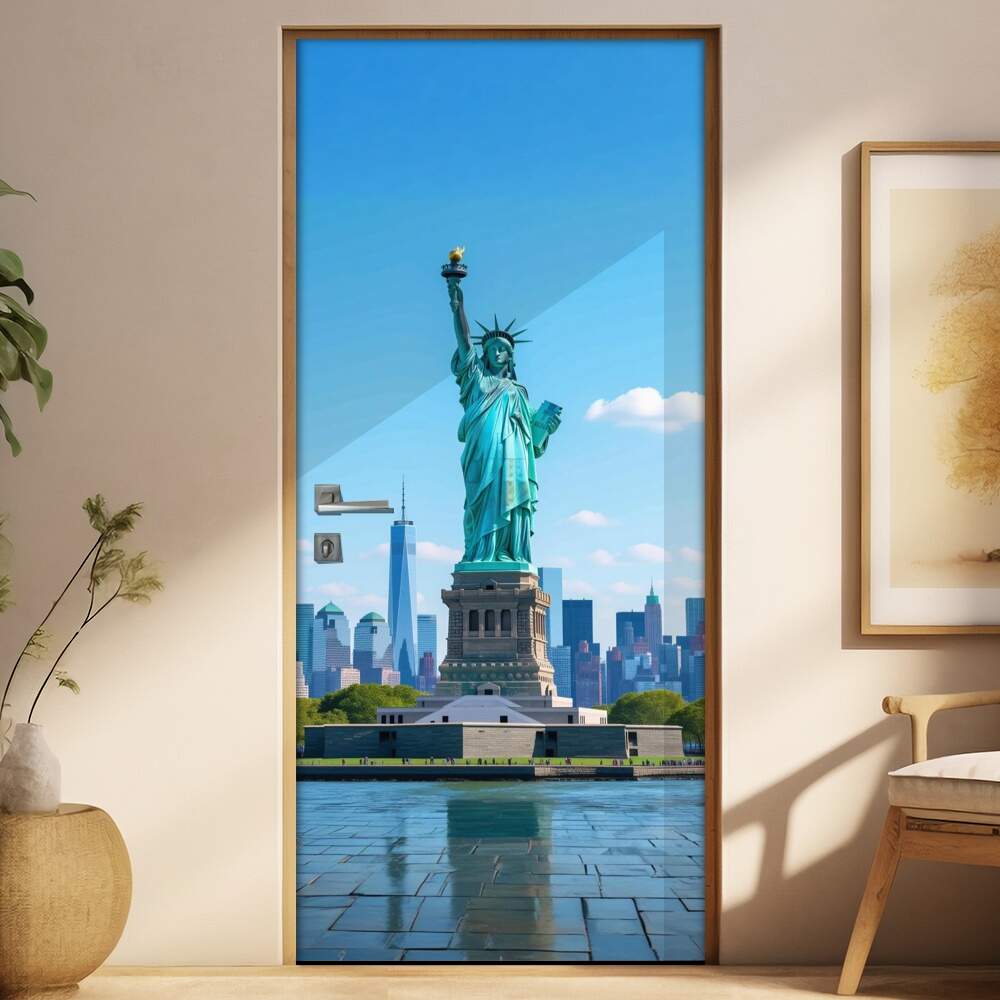 Adesivo de Porta Esttua da Liberdade (Nova York, EUA)