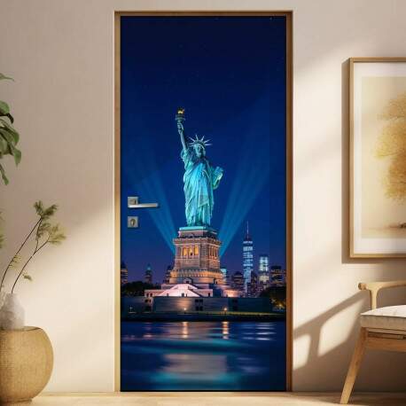 Adesivo de Porta Esttua da Liberdade (Nova York, EUA)