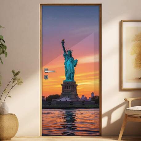 Adesivo de Porta Esttua da Liberdade (Nova York, EUA)